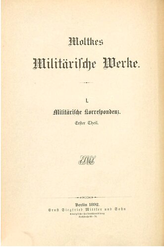 Militärische Korrespondenz / Krieg 1864