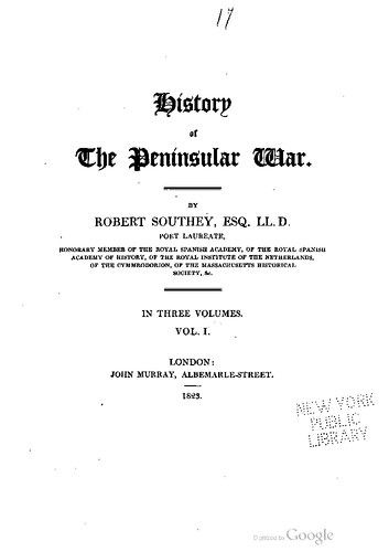 History of the Peninsular War