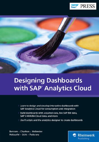 Designing Dashboards with SAP Analytics Cloud (SAP PRESS)