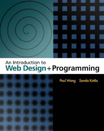 An Introduction to Web Design and Programming