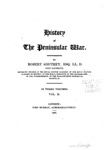 History of the Peninsular War
