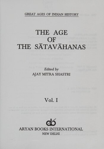 The Age of the Sātavāhanas