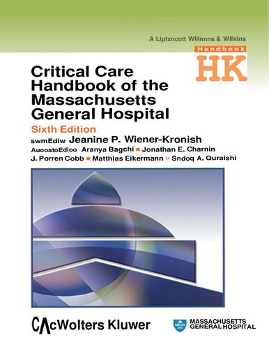 Critical Care Handbook of the Massachusetts General Hospital