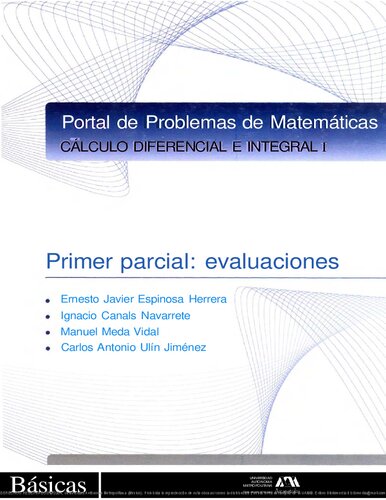 Portal de Problemas de Matematicas Calculo Diferencial e Integral I Primer Parcial Evaluaciones