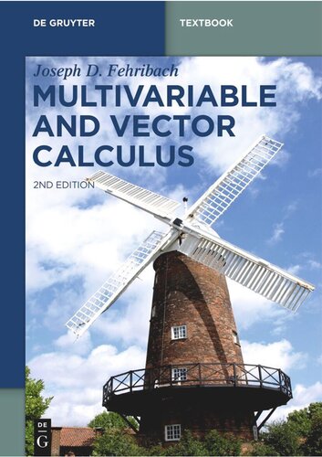 Multivariable and Vector Calculus (De Gruyter Textbook)