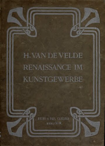 Die Renaissance im modernen Kunstgewerbe