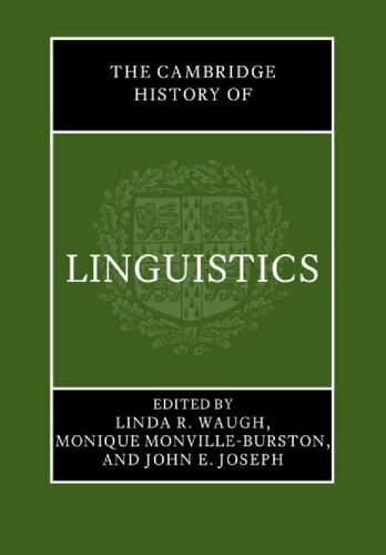 The Cambridge History of Linguistics