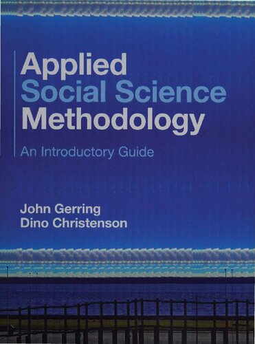 Applied Social Science Methodology: An Introductory Guide