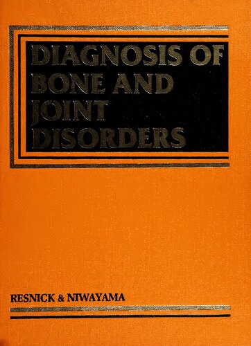 Diagnosis of Bone and Joint Disorders