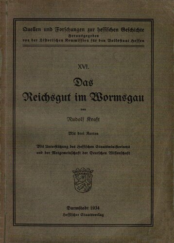 Das Reichsgut im Wormsgau