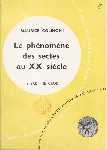 Le phénomène des sectes au XXe siècle