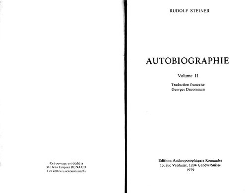 Autobiographie Volume 2