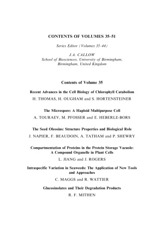 Advances in Botanical Research