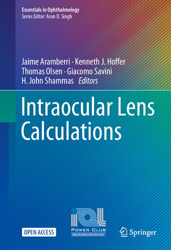 Intraocular Lens Calculations