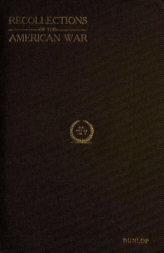 Recollections of the American War 1812-1814