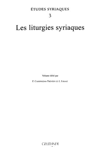 Les liturgies syriaques