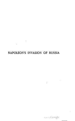 Napoleon's Invasion of Russia