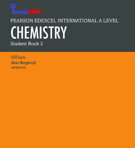 Pearson Edexcel International A Level Chemistry: Student Book 2
