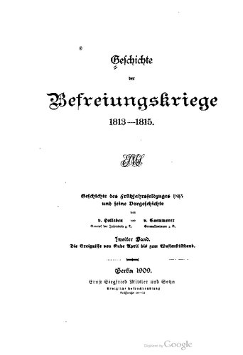 Die Ereignisse von Ende April bis zum Waffenstillstand
