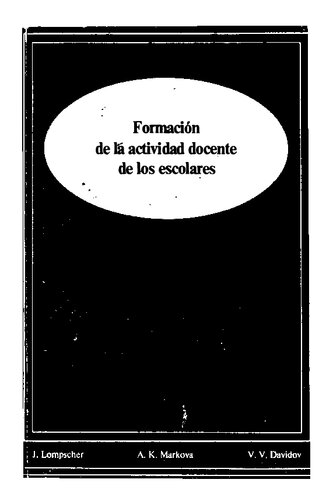 Formación de la actividad docente de los escolares