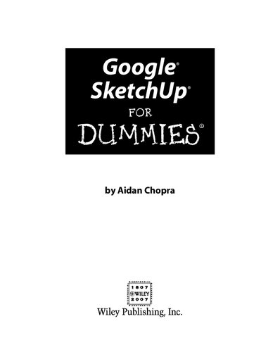 Google Sketchup for Dummies