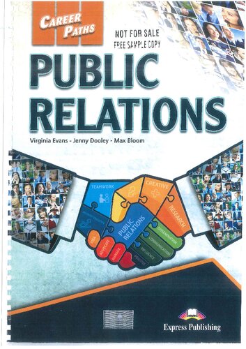 Public Relations: Career Paths