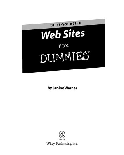 Web Sites Do-It-Yourself For Dummies