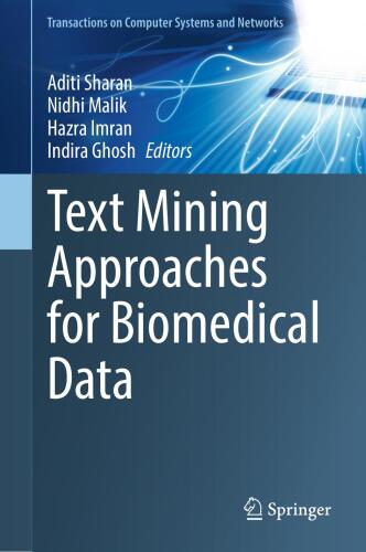 Text Mining Approaches for Biomedical Data