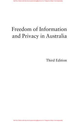 Freedom of Information and Privacy in Australia