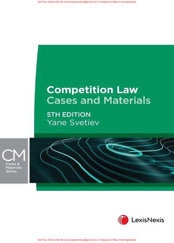 Competition Law Cases and Materials