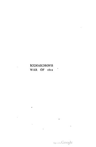 Richardson's War of 1812