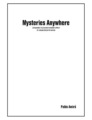 Mysteries anywhere