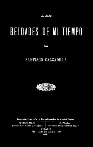 Las beldades de mi tiempo