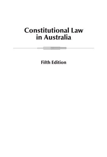 Constitutional Law in Australia