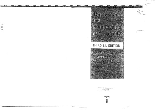 The Science and Engineering of Materials, Third Edition