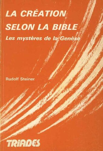 La création selon la Bible