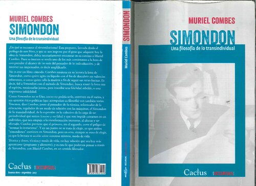 SIMONDON, Una filosofía de lo transindividual