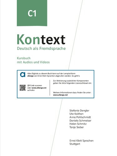 Kontext C1 - Kursbuch mit Audios und Videos