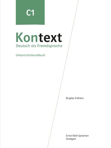 Kontext C1 Unterrichtshandbuch