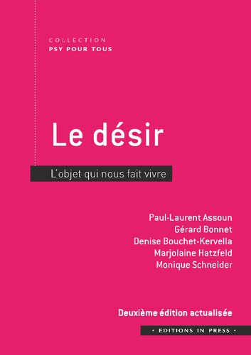 Le désir. L’objet qui nous fait vivre