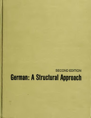 German: A Structural Approach