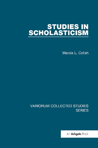 Studies in Scholasticism (Variorum Collected Studies)