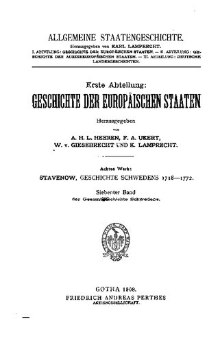 Geschichte Schwedens / 1718-1772