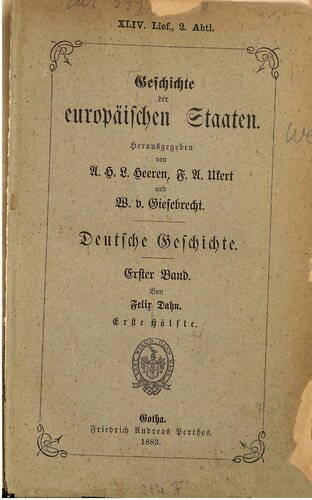 Deutsche Geschichte / Bis a. 473