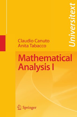 Mathematical Analysis I (Universitext)