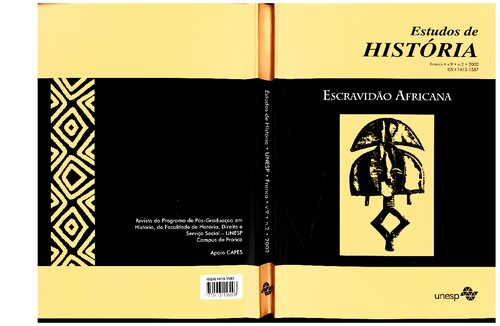 Escravidão africana (Dossiê revista 'Estudos de História')