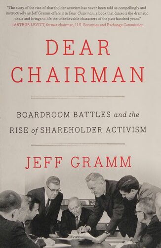 Dear chairman: boardroom battles and the rise of shareholder activism