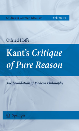 Kant's Critique of Pure Reason: The Foundation of Modern Philosophy