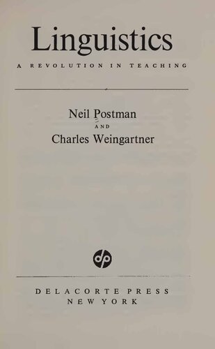 Linguistics: A Revolution in Teaching