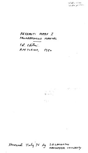 Programmer's Handbook for Mark II